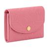 Louis Vuitton Rosalie Logo Embossed Design Leather Wallet Women wallet Magenta M25808