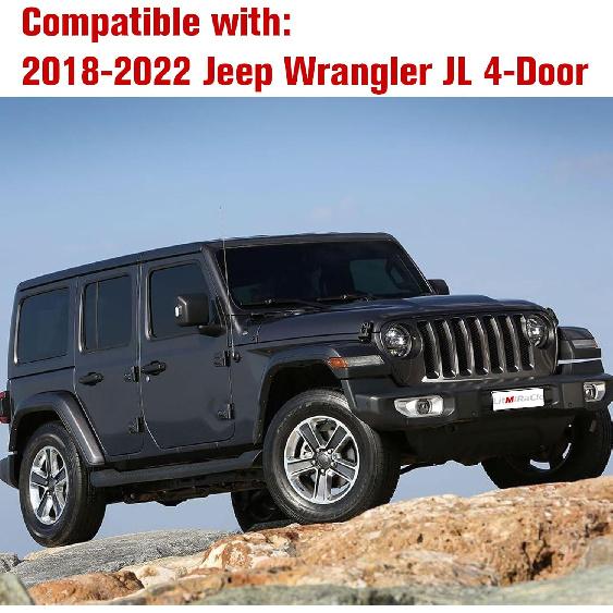 Car Door Bowl Scratch Protector For Jeep Wrangler JL, Exterior Door Handle Bowl Cover Protection Trim Accessories Compatible With Jeep Wrangler JL