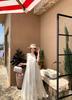 Light Luxury Mesh Sleeveless Three-dimensional Flower Dress Vacation Style White Dress