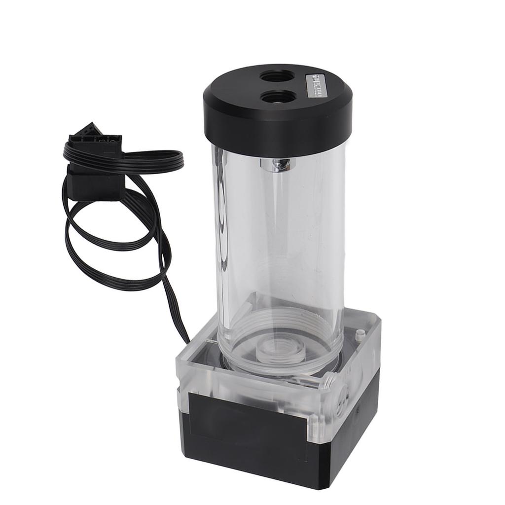 Water Cooling Reservoir 15cm 550LH 10W 12V DC 3.5m Pump Head G14 Thread Fast Heat Dissipation CPU