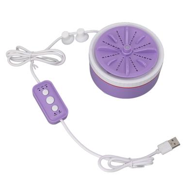 Mini Turbo Washing Machine Timed Adjustable Multifunction USB Powered Portable Mini Turbo Washer