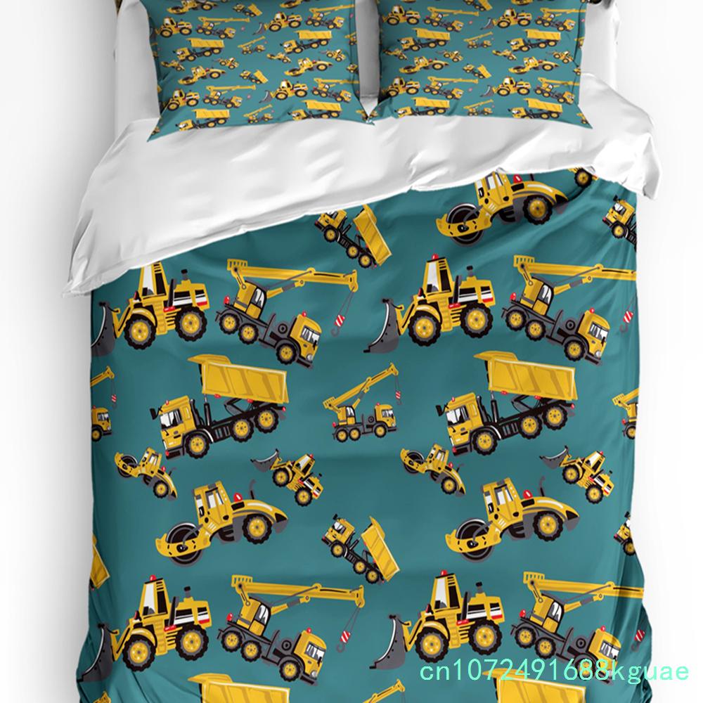 3pcs Bedding Set Cartoon Hot Air Balloon Home Textile Duvet Cover Pillow Case Boy Kid Teen Girl Bedding Covers Set