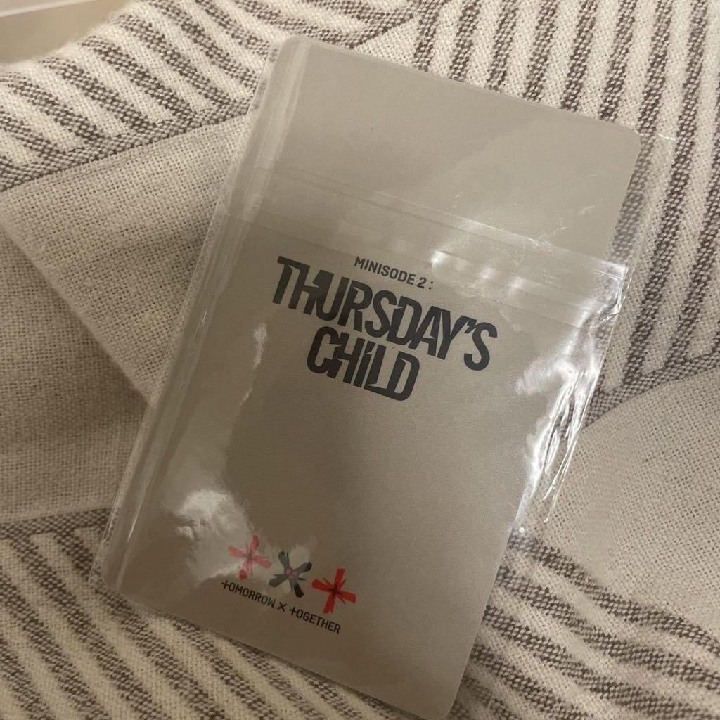 [USED] TXT Soobin Trading Card Tuesday's Child Weverse JP Bonus