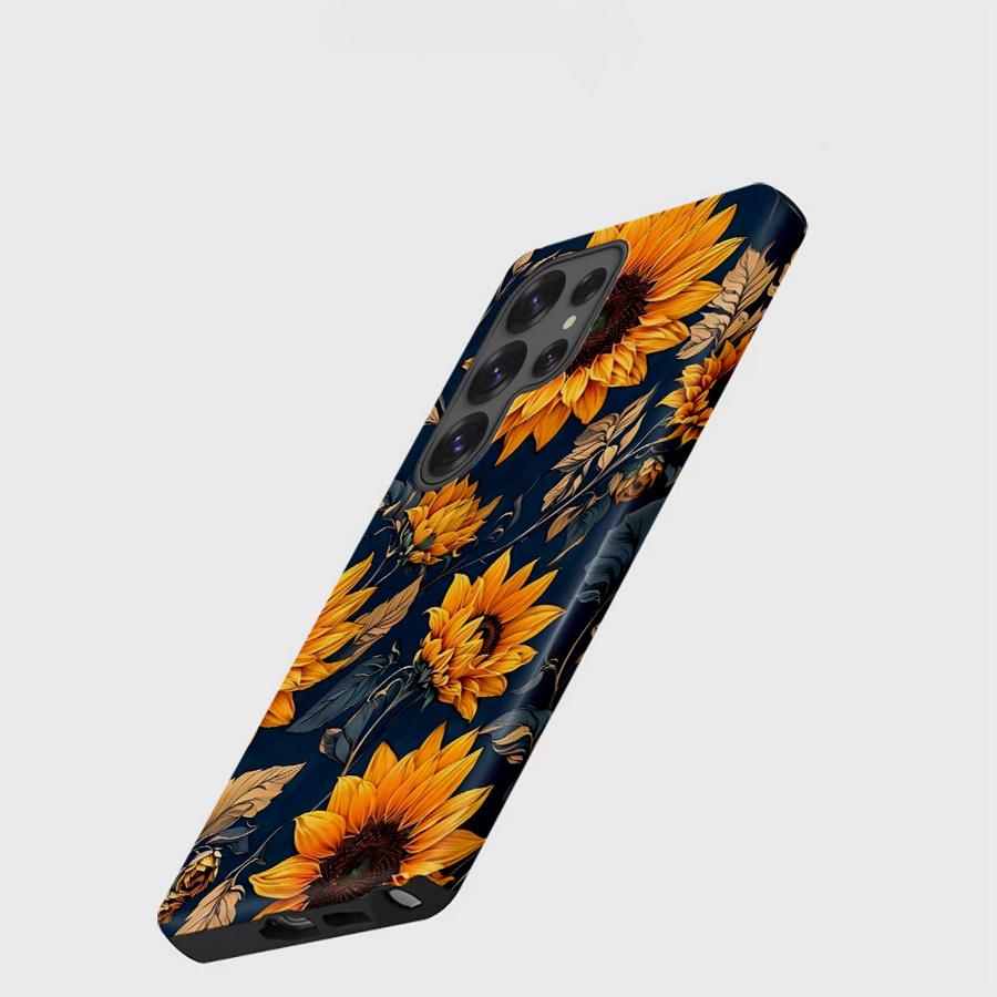 Sunflower Beauty Phone Case for Samsung Galaxy S25 S20 FE S25Ultra A26 S23 A16 A56 A36 S24 Ultra S23Ultra Soft Cover Capa