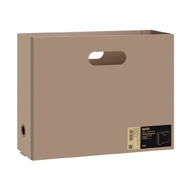 

A 4 File Storage Box Large Capacity Desk Organizer Foldable File Storage Box Plastic File Box School Office Supplies хакі
