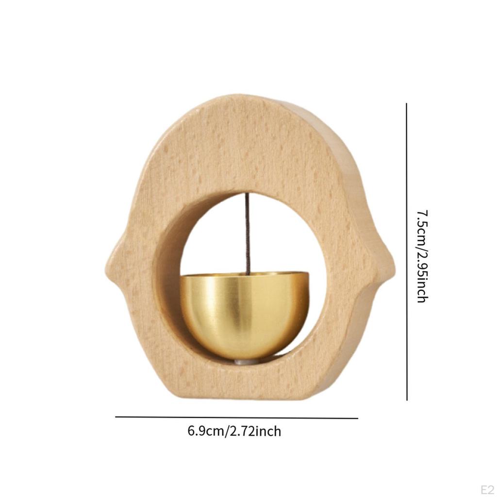Shopkeeper's Door Opening, Unique Wooden Doorbell for Refrigerator, House Entrance