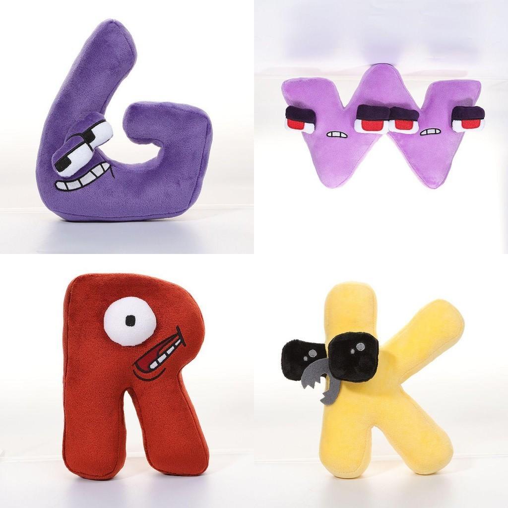 Morbidi Peluche Lettera A di Alphabet Lore Giocattoli Educativi Regalo di Natale