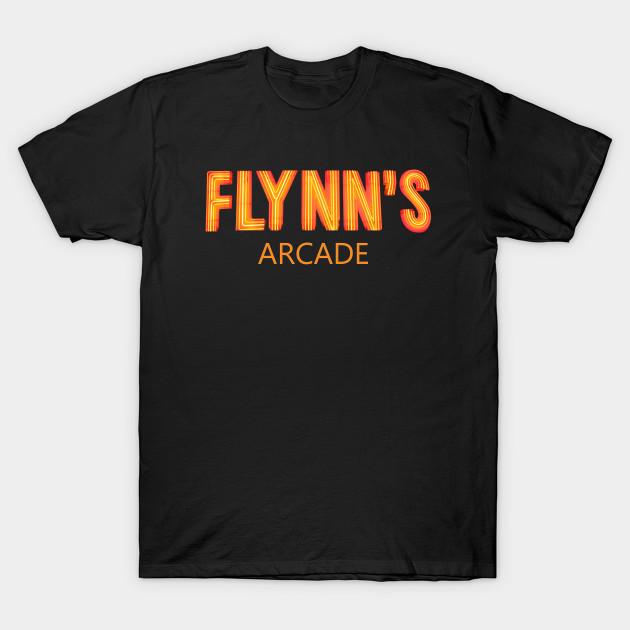 

Men Black Print T-shirt Flynn S Arcade No-Cut Transfer Paper Print Cotton Tshirt 3XL чёрный