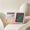 Färgglad Multifunktionell Vetenskaplig Kalkylator Med Raderbart LCD-Skrivplatta Och Stor Display Perfekt För Studenter Kontorsbruk