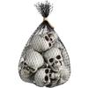10Pcs Halloween Mini Skeleton Head Terrifying Halloween Decor Props Skull Heads Scary Props Table Decor Skulls Decoration