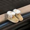 Snow Boots Male and Female Students Thickened Medium Boots Autumn and Winter Non-slip Short Boots