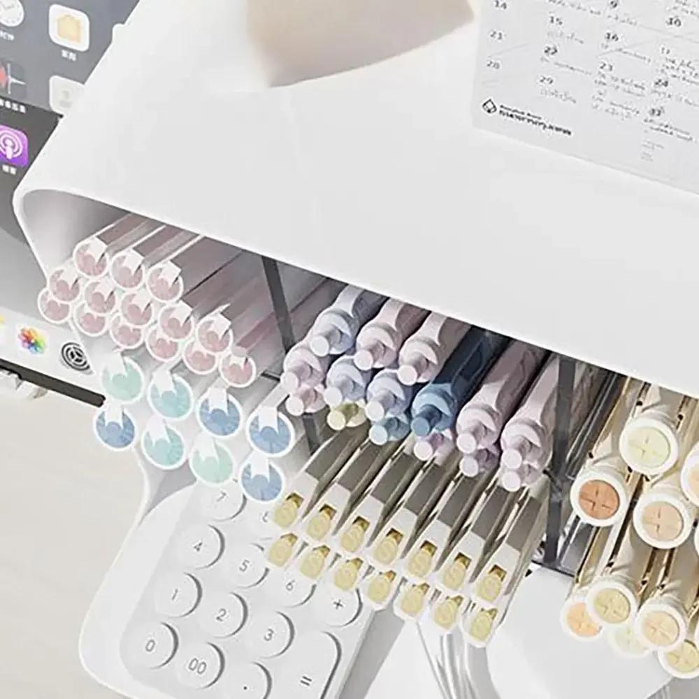 Bevel Insert Storage Box Large Capacity Drawer Cosmetic Brush Holder Compartment Multifunctional Commodity Shelf for Desktop