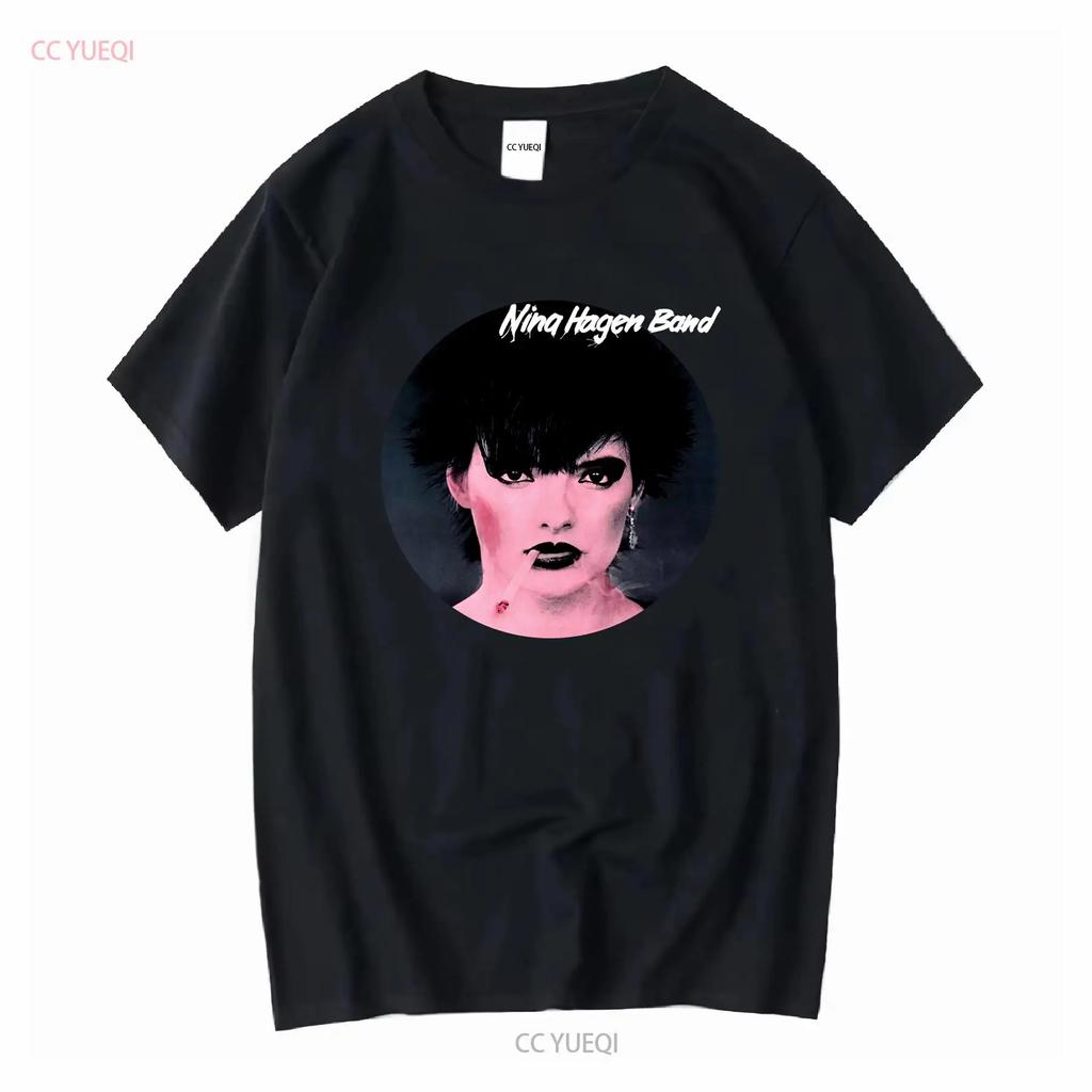 50GER BK 14 NINA HAGEN BAND T SHIRT SIZE S 5XL Vintage Washed Graphic Homme Versatile Slightly Stylish Fashion Breathable