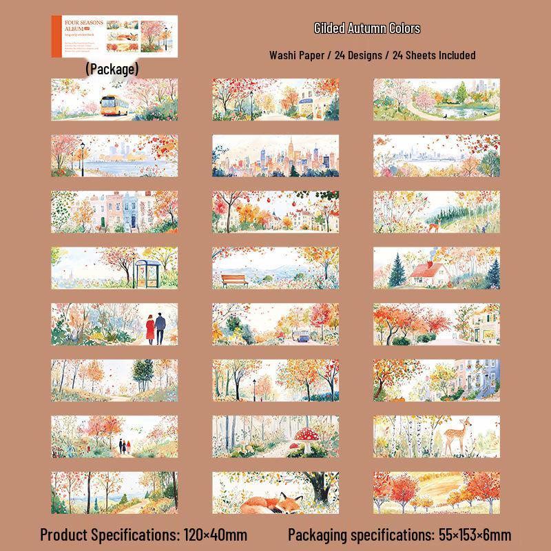 Beautiful Day: Four Seasons Travel Sticker Book - Fresh Natural Scenery DIY Collection