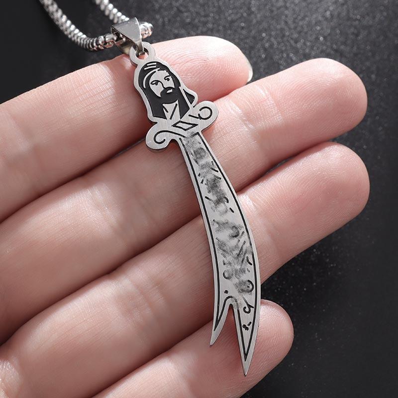 Ciondolo Machete Arabo Ciondolo Spada Gioielli da Uomo Collana