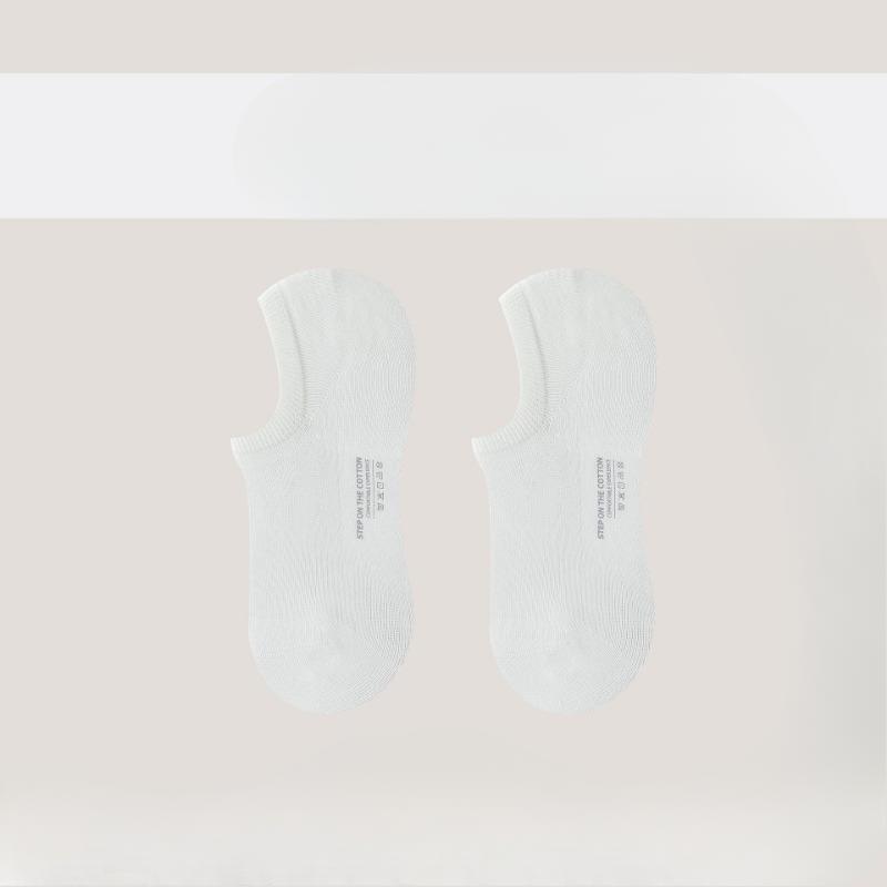 Summer Boat Socks for Women, Pure Cotton Invisible Socks, Thin Anti-slip, Non-dropping Heel, Boneless, Antibacterial and Deodorizing Socks