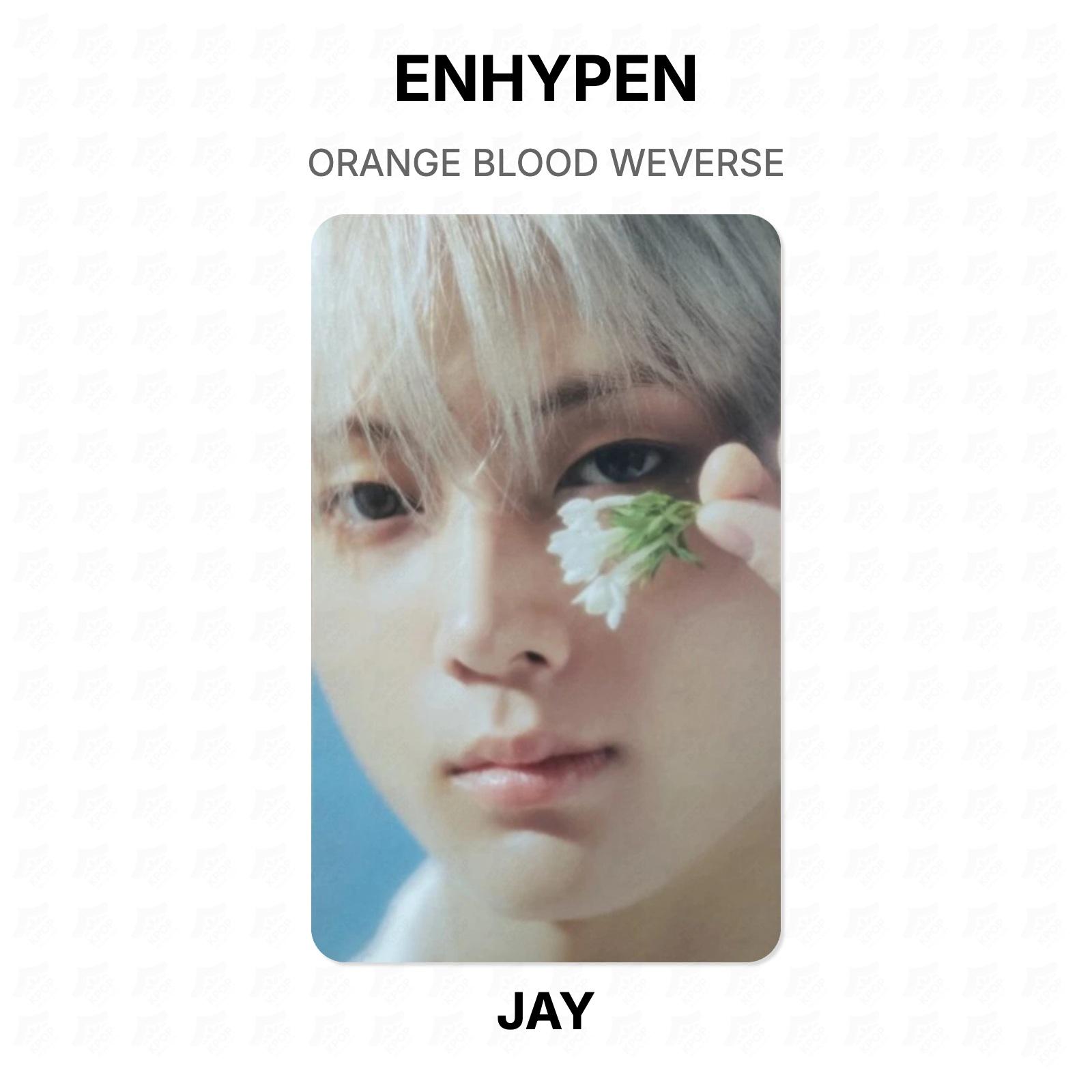 ENHYPEN ORANGE BLOOD WEVERSE Официальная фотокарточка JAY