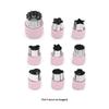 9Pcs/Stainless Steel Cookie And Vegetable Cutting Set Mini Fruit Cookie Embossing Molds Children'S Baking