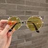 Cute Bow Children'S Glasses Sunglasses Trendy Fashion Versatile Sunglasses Children'S Metal Glasses