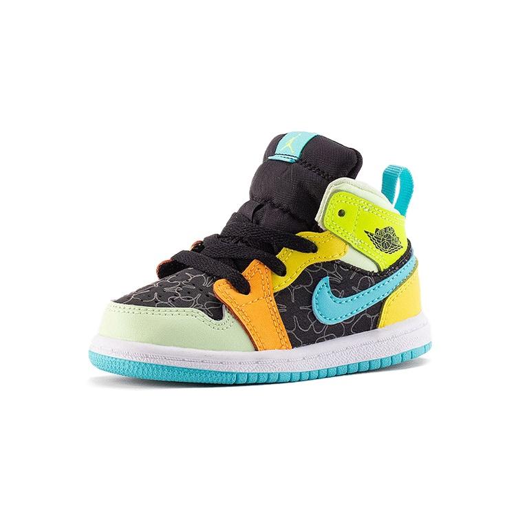 (TD) Air Jordan 1 Mid SE 'Clover' Baby BQ6933-037