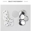 100 Pcs/Set Tinplate Badge 25mm 32mm 37mm 56mm Consumables Badge Consumables Badge Machine DIY Blank Materials Badge Accessories