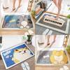 Cozy Cartoon Floor Mats Bathroom Absorbent Mat With Anti-slip Design For Doorway