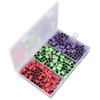 210pcs Nail Sanding Bands Dead Skin Removal Professional Nail Polishing Bands with 2pcs Mandrels 80