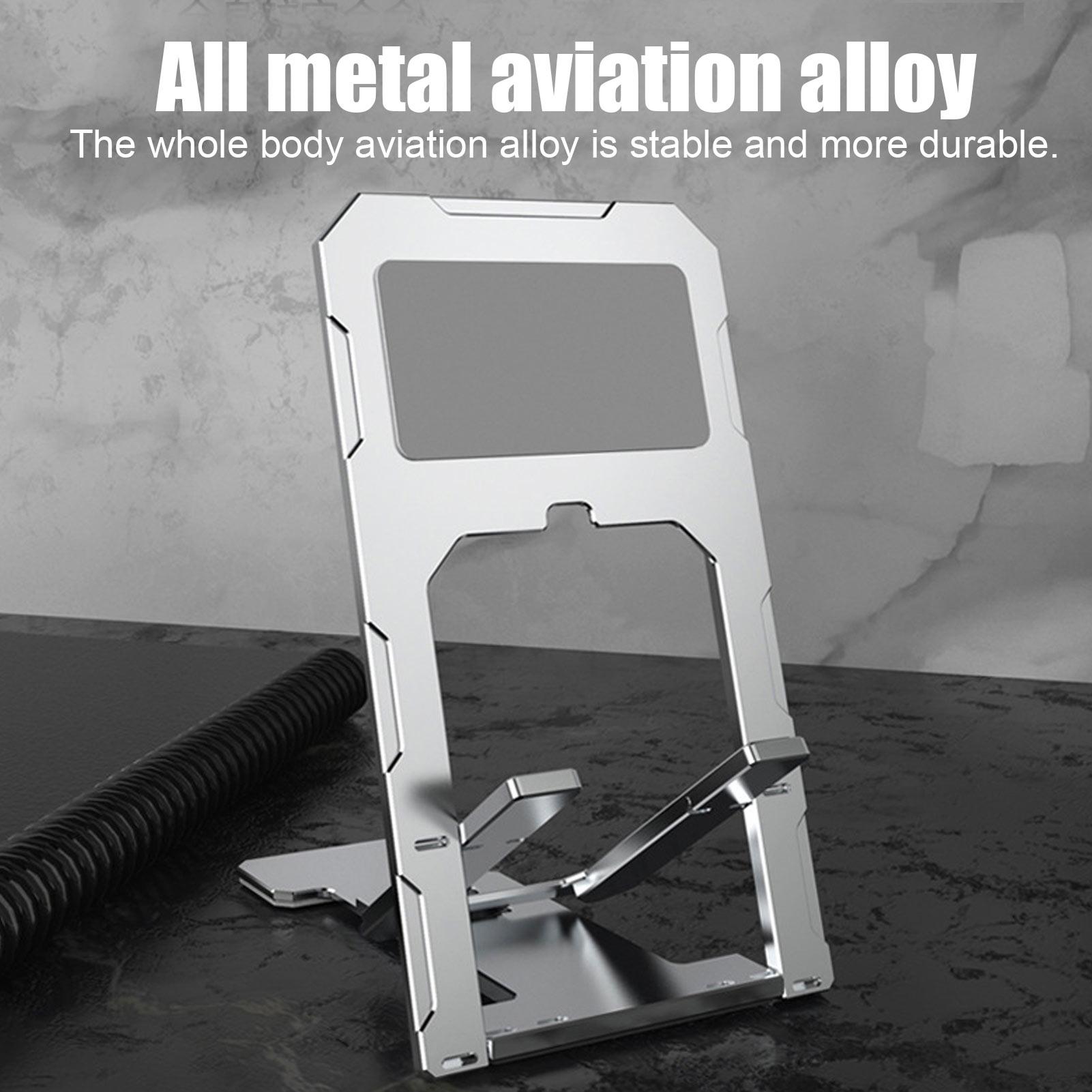Multi Angle Desktop Foldable Hollow Phone Holder Bracket for Phone Tablet 412in