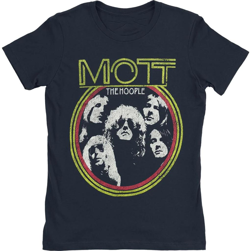 Vtg Mott the Hoople Band Members Heavy Cotton All Size Unisex Black Shirt MC498 S