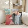 Romance A Sign of Affection Cushion Cover Pillowcase Set Pcs x x Breathable Washable Sofa Cushion Cover
