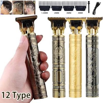 Profesjonell elektrisk hårklipper for menn USB oppladbar hårklipping Menn Elektrisk barbermaskin Hårtrimmer Skjeggklipper Frisør Hårklippmaskin