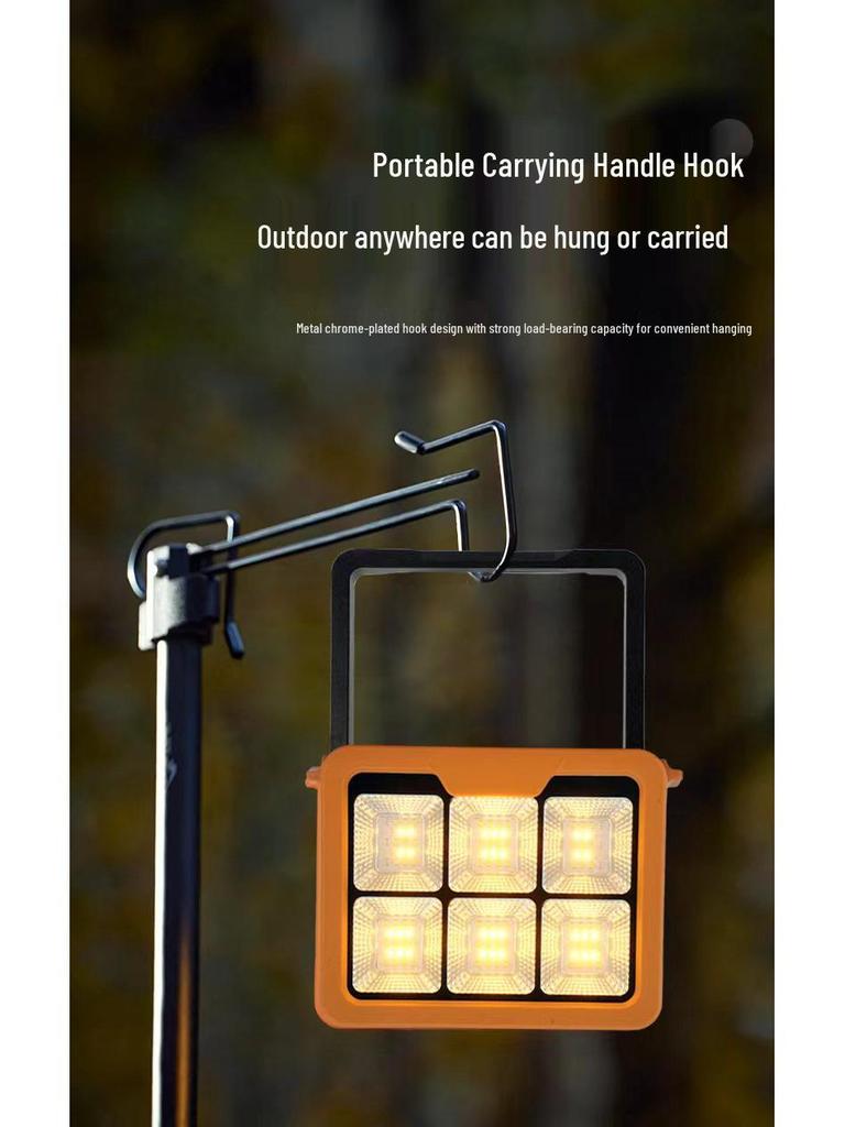 Portable Solar Camping Light & Power Bank