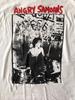 Vtg Angry Samoans Band Geschenk für Fans Baumwolle Weiß Unisex Shirt AR98