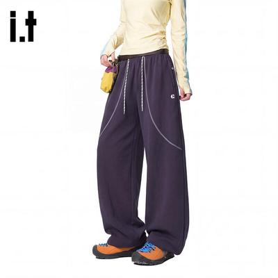 GROUND ZERO Couple's Outdoor Techwear Breathable Quick-Dry Straight Pants