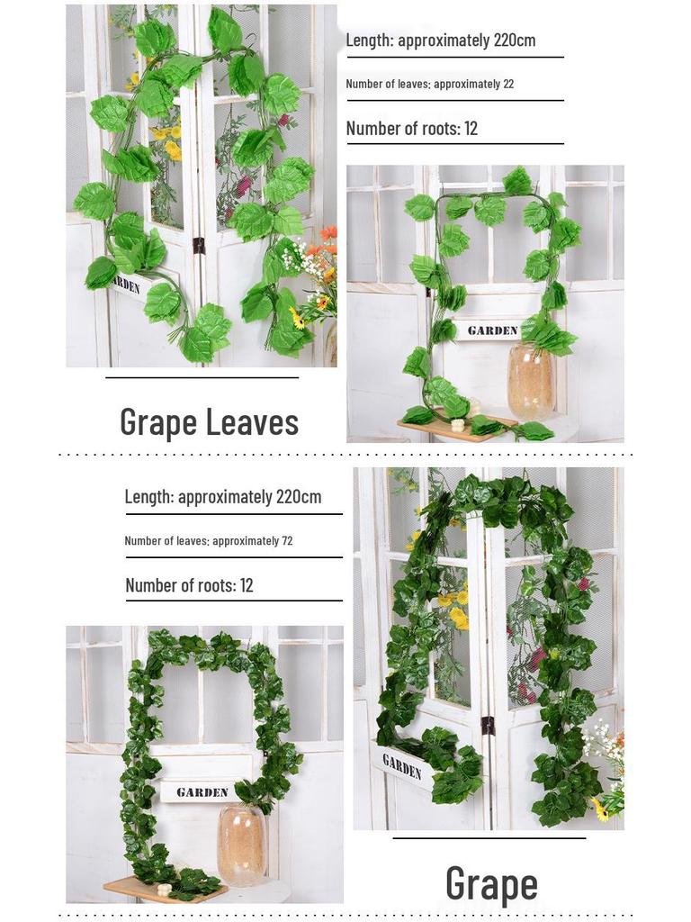 Artificial Rattan Creeping Fig, Pothos & Ivy Vine Decoration