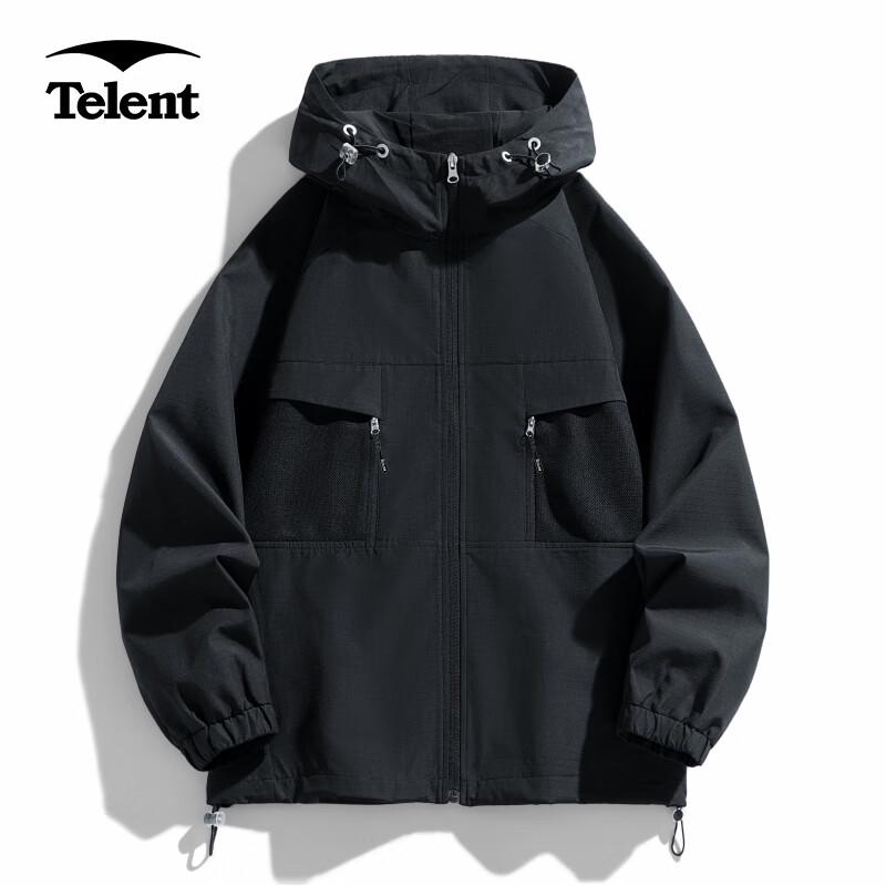 

Tianluntian Men s Hooded Outdoor Jacket M