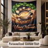 Decoratief Kunstwerk (45) Thema Wandkleed Op Maat Met Naam Tekst Gepersonaliseerd Hangend Wandkleed Voor Slaapkamer Woonkamer Decor