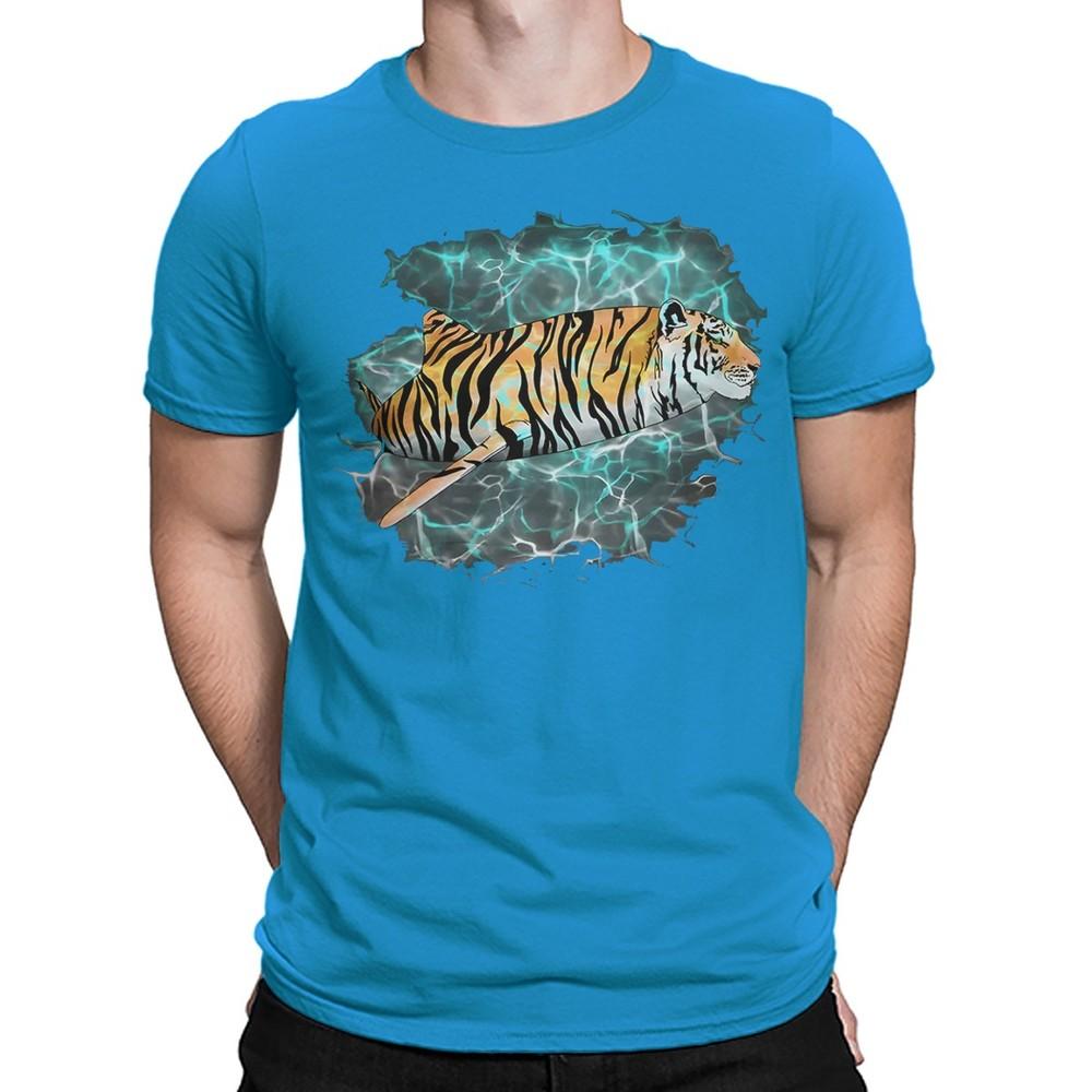 Tiger Shark Cats Animals Cute Funny Pun Humor Mens Womens TShirts Top