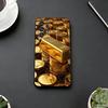 Money Gold A-Art Phone Case For Samsung S25,S24,S21,S22,S23,S30,Ultra,S20,Plus,Fe,Lite,Note,10,Black Cover