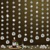 Disco Ball Party Decoration Reflective Mirror Ball String Glass Ball Pendant Hanging Ornament Stage Decor Wedding Party Supplies