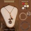 Natural Woven Fruit Bracelet DIY Kit - Ethnic Forest Style, High-End Handmade Gift