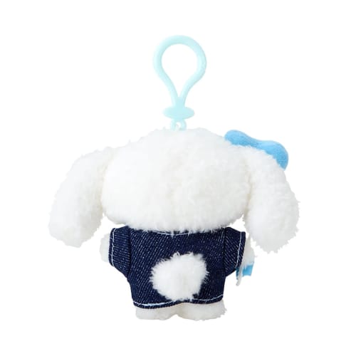Držák maskota Sanrio (Džínová nášivka) Plyšová klíčenka Cinnamoroll 182591