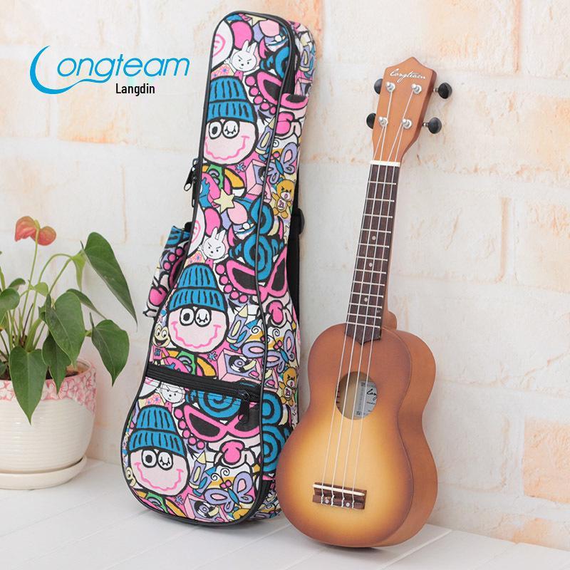 21" 23" 26" Ukulele Polstret Gigbag - Slitesterk Dobbel Skulder Ryggsekk