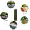 Outdoor Wasserfilter Strohhalm Wasserreiniger Strohhalm für Familienvorsorge Camping Wandern Notfall