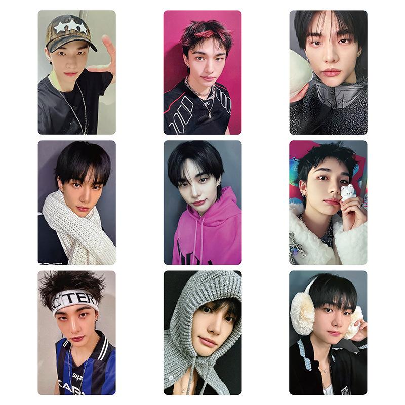 Skzoo Stray Kids DOIT KARMA Pop Up Fotokort Hyunjin Bang Chan Han Idol Samlarvärda Merch-Kort För Fans Samlarpresent