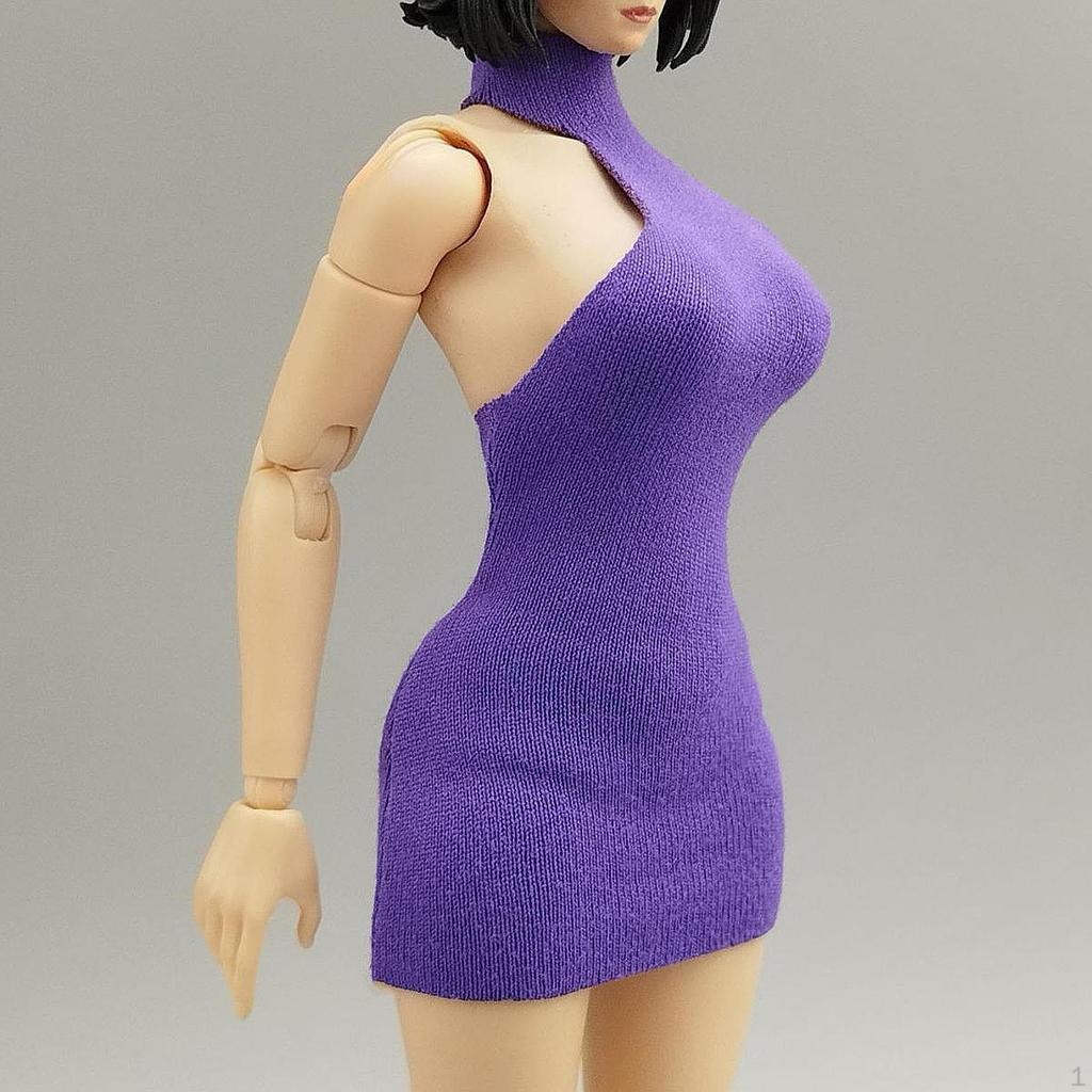 1/12 Scale Girl Dress Action Figures Clothes Fashion Costume Stylish Clothing for 6 inch Woman