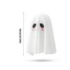 White Phantom Hooded Scarf For Horror Cosplay Stretchy Polyester Fabric Head Cover Ideal For Haunted House Event