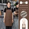 Waterproof Oil-Resistant Canvas Apron for Kitchen & Work with Custom Logo Printing