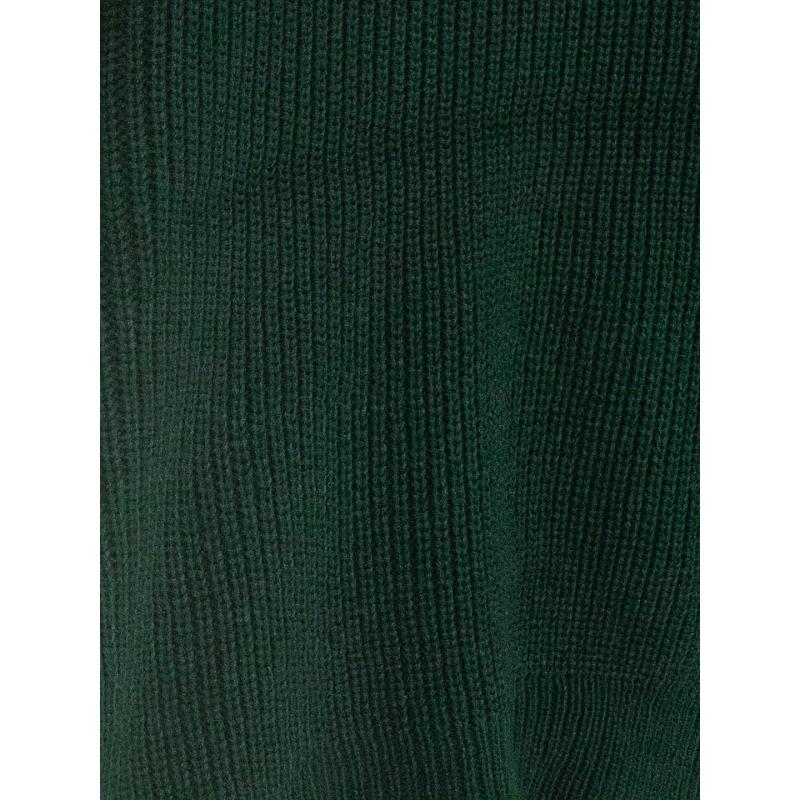Høst og Vinter Dame Strikk Blussermermer Håndlaget Hul Blandet Farge Heklet Genser Rund Hals Pullover Topper