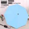 Yu Zhong Dual-Use Large Folding Umbrella for Men & Women, Sun & Rain Protection, Black Glue Shade, Perfect Gift.